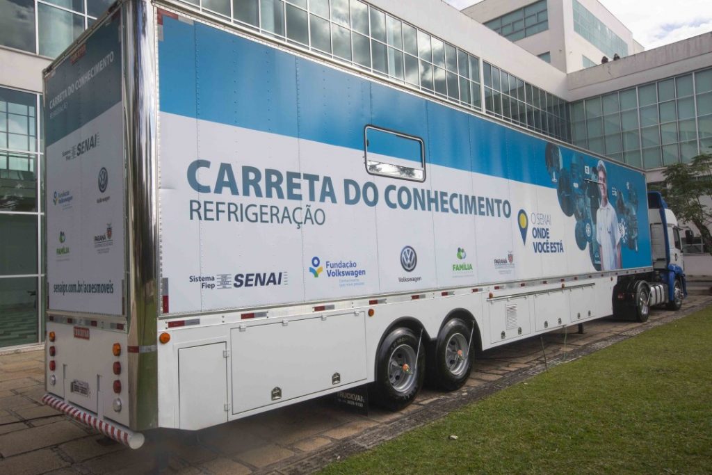 Carretas do Conhecimento Senai Volkswagen e Governo do Estado